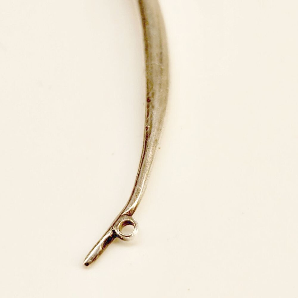 Crafted Hammered Rustic Neclace Pendant - Picture 3 of 3
